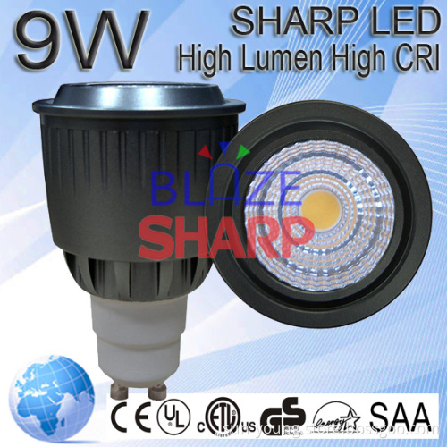 Hot Sales! sharp led gu10 9w spotlight